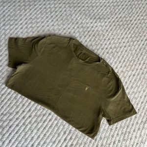 All Saints Olive Green Shirt